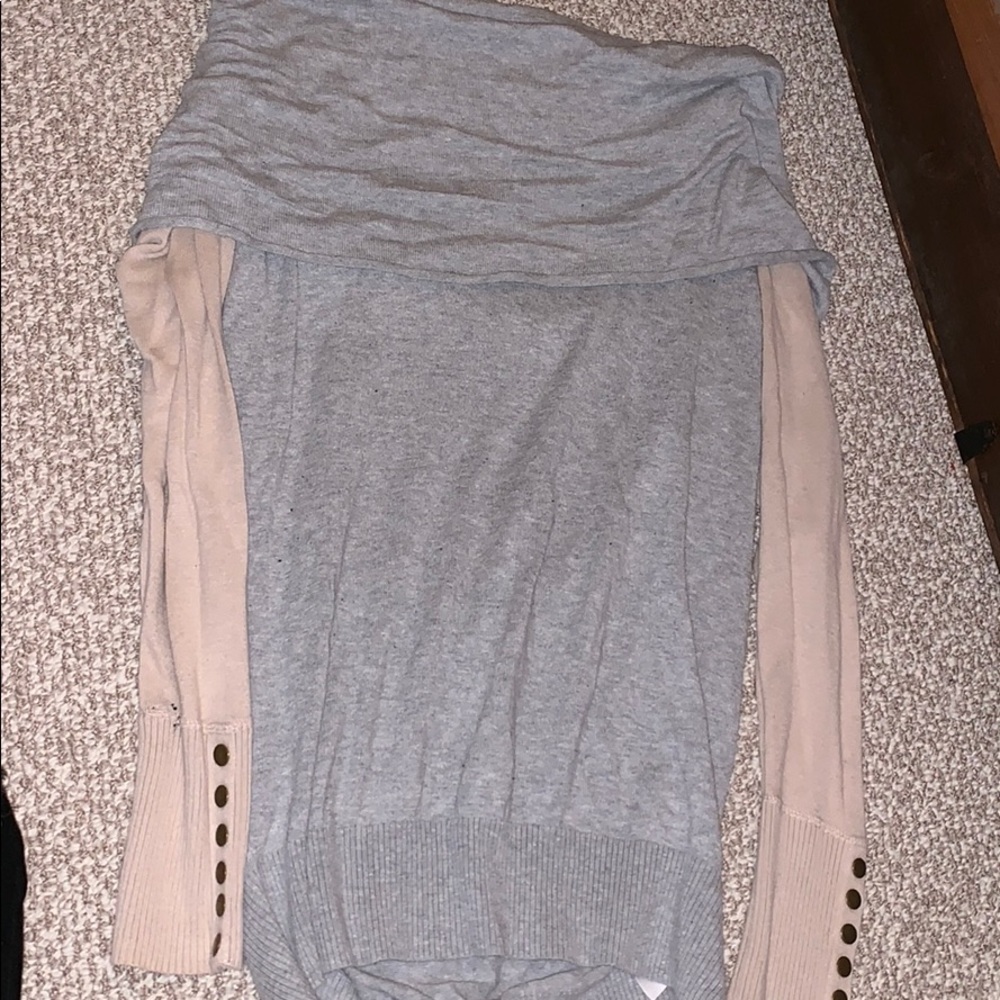 Over the shoulder sweater